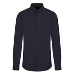 Chemise Manches Longues Armani Exchange Shirt Bleu Nuit