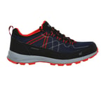 Regatta Mens Samaris Lite II Low Walking Boots (Moonlight Denim/Orange) - Navy/Blue - Size UK 7