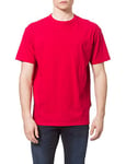 Urban Classics Men's Organic Basic Tee T-Shirt, Cityred, S