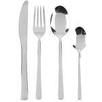 Russell Hobbs RH00023 Vienna 24 Piece Cutlery Set - Stainless Steel Flatware, Place Settings For 6 People, Tableware with Forks, Knives, Tablespoons and Teaspoons, Dishwasher Safe, 15 Year Guarantee