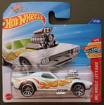 HOT WHEELS 2025 RODGER DODGER, WHITE, SHORT CARD.