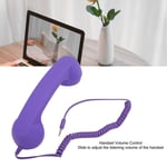 Cell Phone Handset 3.5mm Plug Retro Radiation Proof Wired Telephone Handset Kit