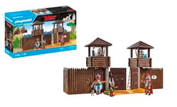 Playmobil 71542 Asterix: Roman Camp, thrilling conquest of the camp by the Gauls, including magic potion for increased strength, detailed play sets suitable for children ages 5+