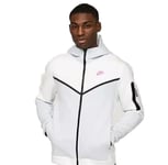 Nike Tech Fleece Mens Jacket SUMMIT WHITE Hoodie Full Zip Up Size XL