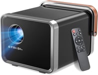 Vidéoprojecteur 4K,[Autofocus/Keystone]Mini Projecteur intelligent,Bluetooth pour la maison/l'extérieur,natif 1080P 400 ANSI,WiFi 6,projecteur portable 16000 lumens et zoom et pour téléphone/HDMI