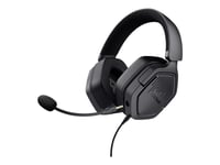 Trust GXT 492 Carus - Micro-casque - circum-aural - filaire - jack 3,5mm - noir