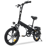 isinwheel U3 foderbar elcykel - 16" - 500W 36V 7,8Ah