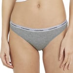 Calvin Klein Trosor 3P Low Rise Bikini Briefs Vit/Grå bomull XX-Large Dam