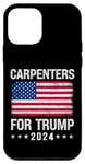 Coque pour iPhone 12 mini Charpentiers pour Trump 2024