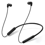 TONEMAC N18 Wireless Earbuds Bluetooth,Neckband Bluetooth Headphones,Bluetooth 5.2 Ear Buds with Microphone,IPX6 Bluetooth Earphones for Sport (Black)