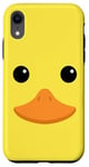 iPhone XR Cute Yellow Duck Face Costume For Kids and Toddlers Case