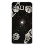 NOVAGO Compatible avec Samsung Galaxy J5 2016 (J510) Coque Souple et résistante Anti Choc avec Impression de qualité (Espace Noir)