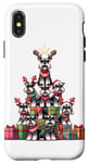 iPhone X/XS Christmas Tree Miniature Schnauzer Schnauzers Case