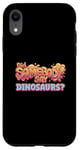 Coque pour iPhone XR Paléontologue Dinosaure en peluche Fan de paléontologie