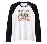 In Da Clerb We All Fam Teacher In The Club We Are All Family Raglan Baseball Tee