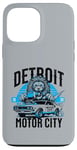 Coque pour iPhone 13 Pro Max Detroit Motor City Lion Muscle Car T-shirt graphique