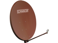 Schwaiger satellittspeil 100cm, aluminium murstein rødt