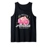 Le Mejor Abuela Del Mundo Grammy Love Grandparents Day Tank Top