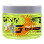 Gatsby Hair Styling Water Gloss Super Hard Wet Look Yellow, 300g