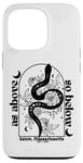 iPhone 13 Pro As Above So Below Witch Snake Spell Moon Feminist Case