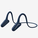 écouteurs à Conduction Osseuse écouteurs Bluetooth sans Fil IPX5 étanches Casques de Sport à Oreille Ouverte pour la Course à Pied,Bleu