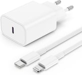 Chargeur Rapide Cable Pour Iphone 14 13,Chargeur Original Usb C 20W Avec Câble De Charge Usb C Vers Lightning 2M Certifié Apple Pour Iphone 14 13 12 11 Plus Pro Max Se Xr Xs X 8/7/6/Se/Ipad