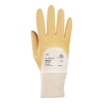 Honeywell Gants Monsun 105 taille 10 curry tricot de coton avec nitrile EN 388 cat. II