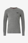 Superdry - T-shirt Essential Logo Long Sleeve Top - Grå