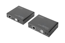 DIGITUS DS-55505 - Extender Set - KVM / audio / USB forlænger - HDBaseT 2.0