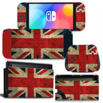 Kit De Autocollants Skin Decal Pour Switch Oled Game Console National Flag Series Theme Series, T1tn-Nsoled-0978