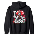 I Love Thai Ghost Nangrum Horror Movie Thailand Halloween Zip Hoodie