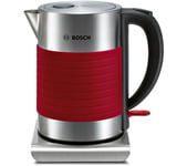 BOSCH Silicone TWK7S04GB Jug Kettle - Red, Red