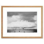 Wee Blue Coo Photo Atomic Mushroom Cloud Baker Day Bikini Framed Wall Art Print