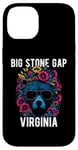 Coque pour iPhone 14 Big Stone Gap Virginia USA Ours avec fleurs