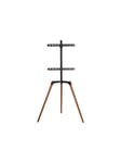 Nedis TVSM7060BK stand - tripod - for LCD TV - black beech 35 kg 65" 200 x 200 mm