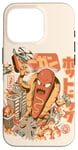 Coque pour iPhone 16 Pro Super Hot Dog Monster Food Japanese City Kawaii Hot Dog