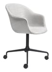 Bat Meeting Chair Fully Upholstered 4-star Base W. Castors - Pg B