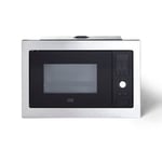 Micro-ondes encastrable Cooke & Lewis CLBIMW25LEU 25L en inox noir