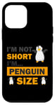 Coque pour iPhone 12 mini Je ne suis pas petit, je suis de la taille d'un pingouin, personnes de petite taille