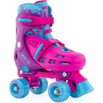 Hurricane Pink/Purple Quad Roller Skates