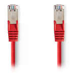 Cable RJ45 Cat 5e F/UTP (rouge) - 10 m