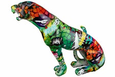 37205 Gepard "Street Art" Multicolore, Artiste Assis Félin Panther Léopard