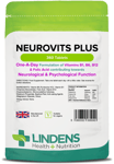 Lindens Neurovits Plus Tablets 360 Pack Contains Vitamin B1, B6, B12, Folic Acid