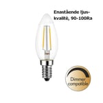 Seca dimbar LED kronljus 2200K 100lm E14 1,5W