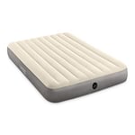 Intex 64103E Dura-Beam Standard Single-High Air Mattress: Fiber-Tech - Queen Size - 10in Bed Height - 600lb Weight Capacity - Pump Sold Separately