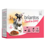 Briantos Chunks in Gravy 12 x 100 g - nautaa & porkkanaa