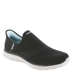 Skechers Femme Virtue-Sleek Basket, Noir et Blanc BKW, 38 EU