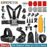 39PCS GoPro Accessories Hero 8 7 5 Black 6 HD Action Camera Sport Kit Bundle Set