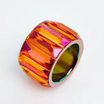 Swarovski ring | Curiosa cocktail | Size 55 | Baguette cut | Pink 5599892