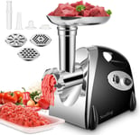 Nestling® Electric Meat Mincer Grinder and Sausage Maker,Powerful 2800...